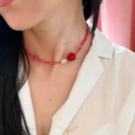 Колие Raspberry blush