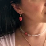 Обеци Strawberry Cute