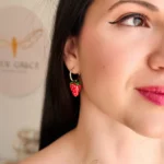 Обеци Strawberry Cute - Image 2